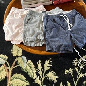 Three pairs of jcrew shorts